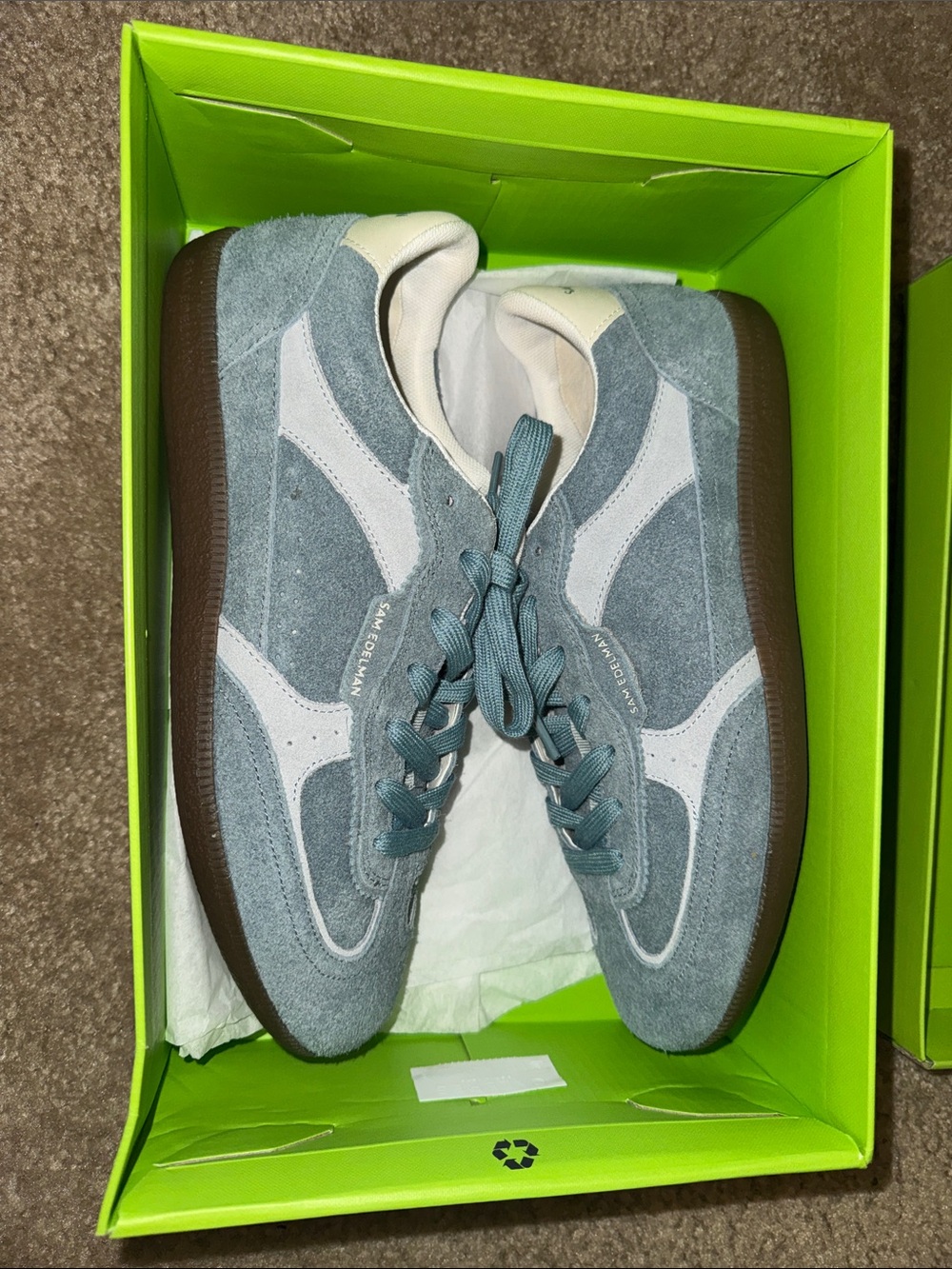 Sam Edelman costal blue sneakers brand new never worn